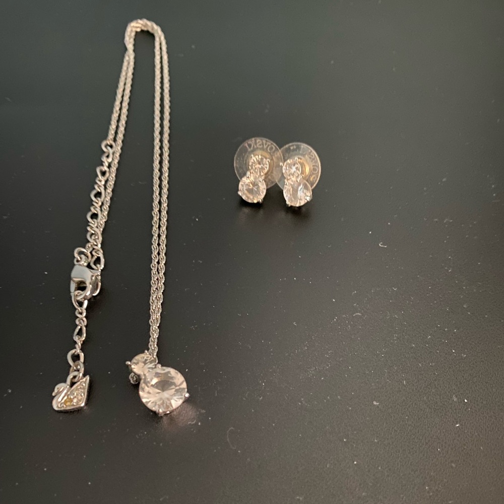 Swarovski Necklace and Earring set